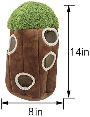 Tree with Hide & Seek Plush Owls, Squeaky & Puzzle Toys for Small & Medium Dogs, Multipack (Tree with Owls)