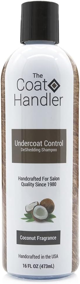 Undercoat Control deShedding Dog Shampoo and Conditioner Bundle, 16 oz - Combats and Reduces Shedding, Undercoat Removal, Omega 3 & 6 Rich, Vitamin E Strengthens The Hair Follicle