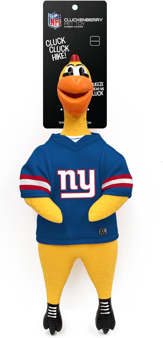 Littlearth NFL Team Rubber Chicken Toy