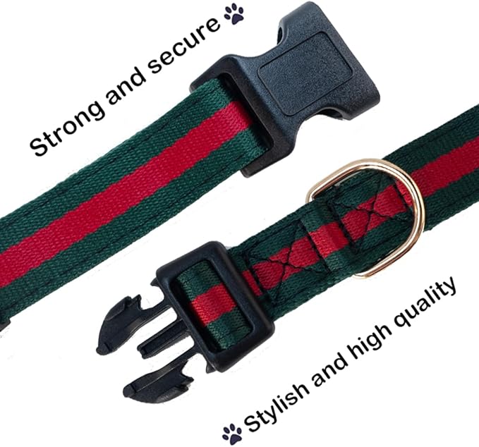 Nobility and Elegant Dog Collar, Comfortable and Durable Pet Collars,Luxury Dog Collars Packing Gift for Medium Dogs