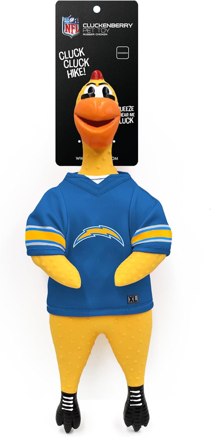 Littlearth NFL Team Rubber Chicken Toy