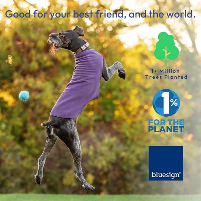 Stretch Fleece Dog Coat, Stretchy Pet Sweater, Machine Washable Pullover for Winter and Fall, Lavender, 26