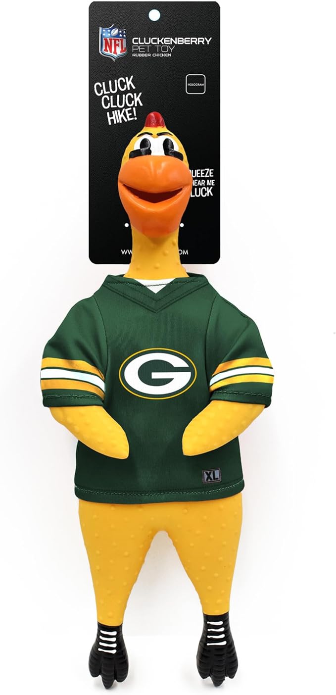 Littlearth NFL Team Rubber Chicken Toy
