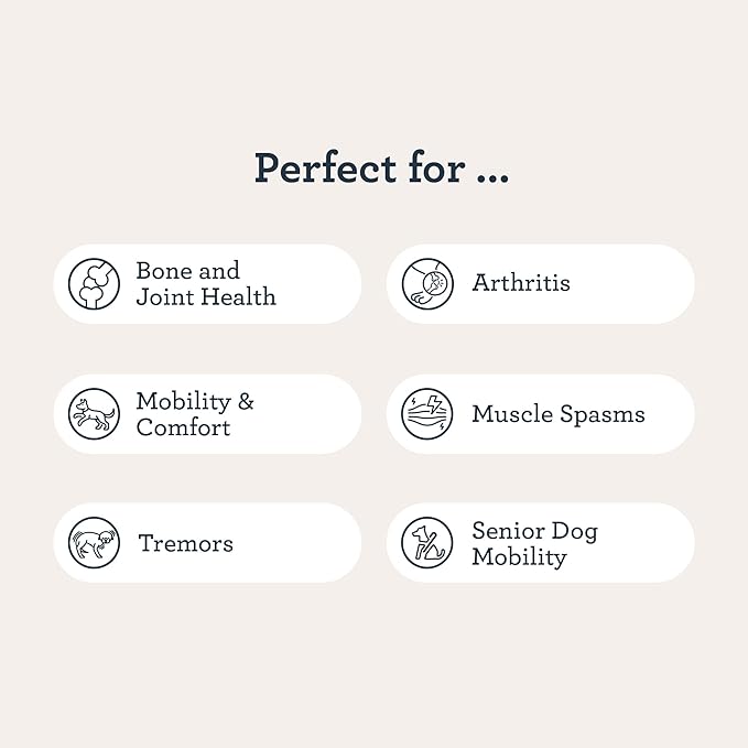Kradle Daily Hip & Joint Chews for Dogs - Mobility & Joint Supplement for Dogs - Soft Chews with Glucosamine, Chondriotin, MSM & Hyaluronic Acid (75-Count Chews & 4oz Spray)