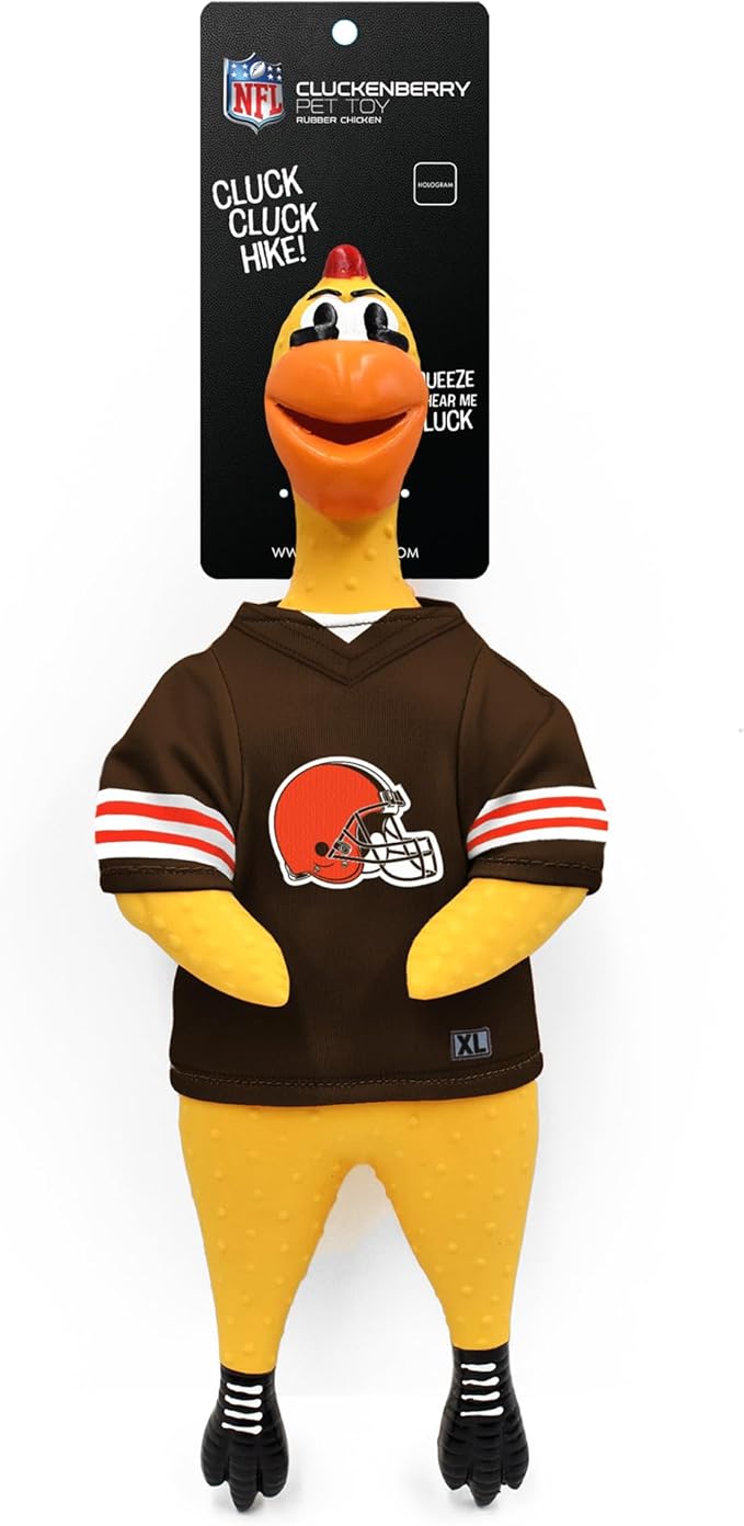 Littlearth NFL Team Rubber Chicken Toy
