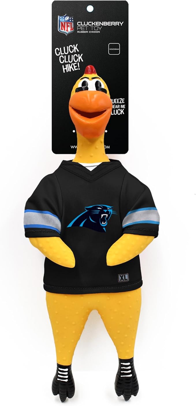 Littlearth NFL Team Rubber Chicken Toy