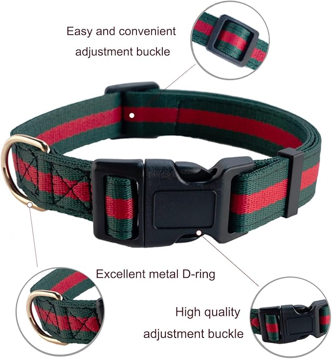 Premium Dog Collar and Leash,Safety and Durable Pet Collars Leashes,Luxury Fashion Dog Collar Gift Set for Puppy Small Dogs