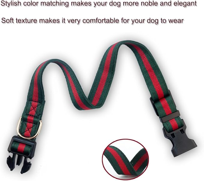 Premium Dog Collar and Leash,Safety and Durable Pet Collars Leashes,Luxury Fashion Dog Collar Gift Set for Puppy Small Dogs