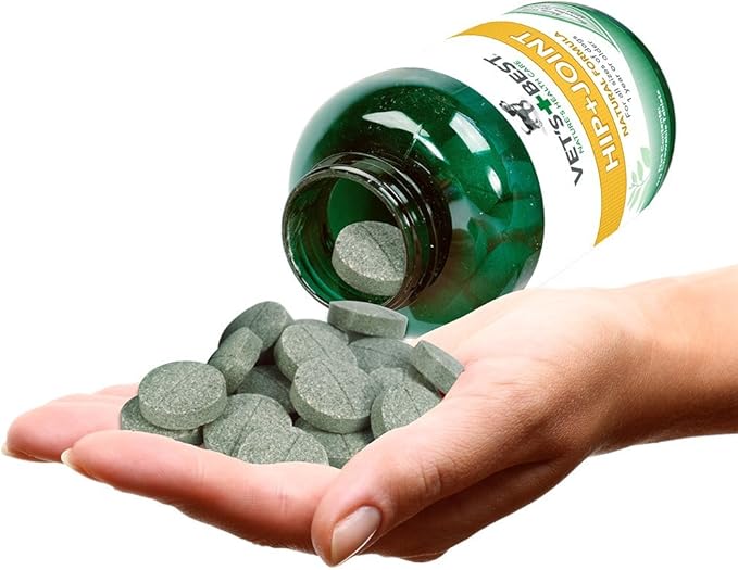 Vet's Best Advanced Hip & Joint Dog Supplements - Formulated with Glucosamine and Chondroitin to Support Dog Joint and Cartilage Health - 90 Chewable Tablets