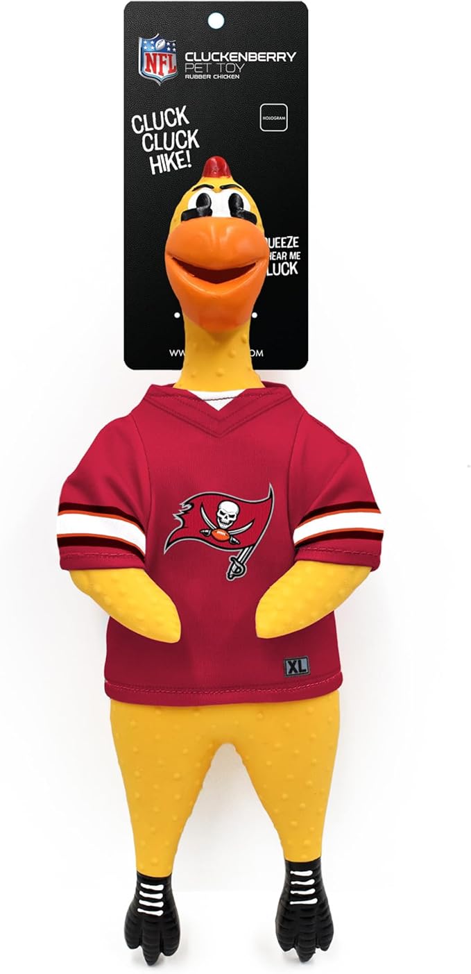 Littlearth NFL Team Rubber Chicken Toy