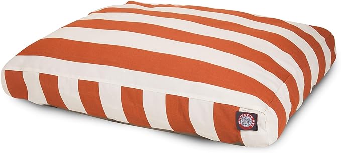 Majestic Pet Shredded Memory Foam Dog Bed Small with Removable Washable Cover – Rectangle Orthopedic Dog Bed–Durable Dog Crate Bed-Flat Dog Bed for Senior Dogs - (27x20) S - Villa - Storm
