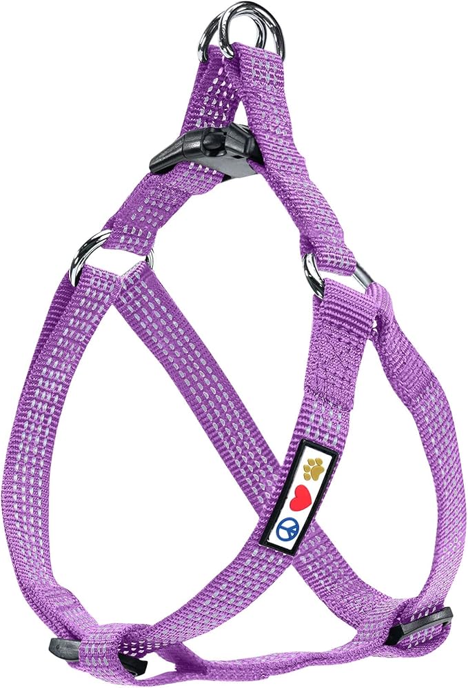 Pawtitas Dog Harness Small Sized Dog Orchid Purple Dog Harness Step in from a Senior Dog to a Puppy Harness Adjustable Reflective Dog Harness S Reflective Dog Vest