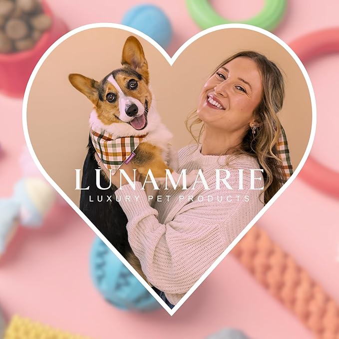 Luxury Pet Birthday Bandanas -Premium & Silky Poly Fabric | 100% Handmade | Custom Shape Dual Layered (Sophie, X-Small)