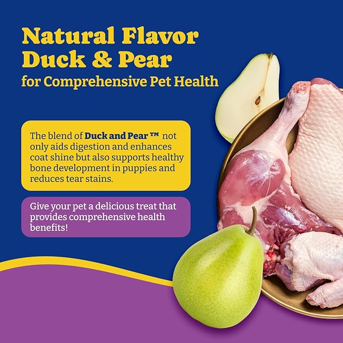 Joint Supplement for Dogs - Glucosamine for Dogs, with Chondroitin, MSM - Dog Pain Relief Anti-Inflammatory, Support Hip & Joint Health, Mobility - 180 Soft Chews, Duck & Pear Flavor