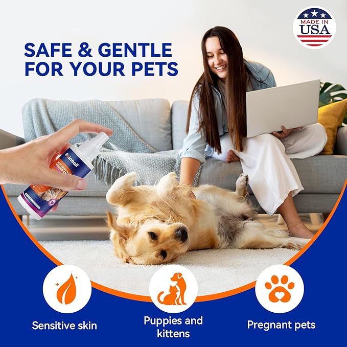 Hot Spot Treatment for Dogs and Cats, Paw Licking Remedy, Dog Licking Paws Treatment, Anti Itch Relief, Allergies Infections, Pipot Skin Spray for Dogs, Wound Hot Spot Spray-All Animals, 4oz