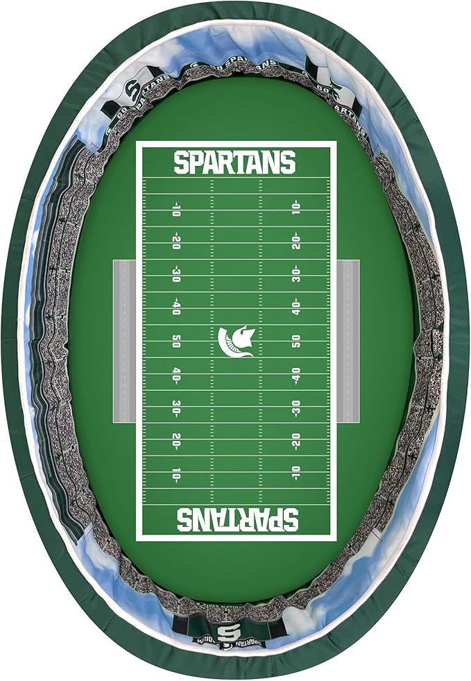 StadiumSpot Oval Dog Bed (Michigan State, Small)