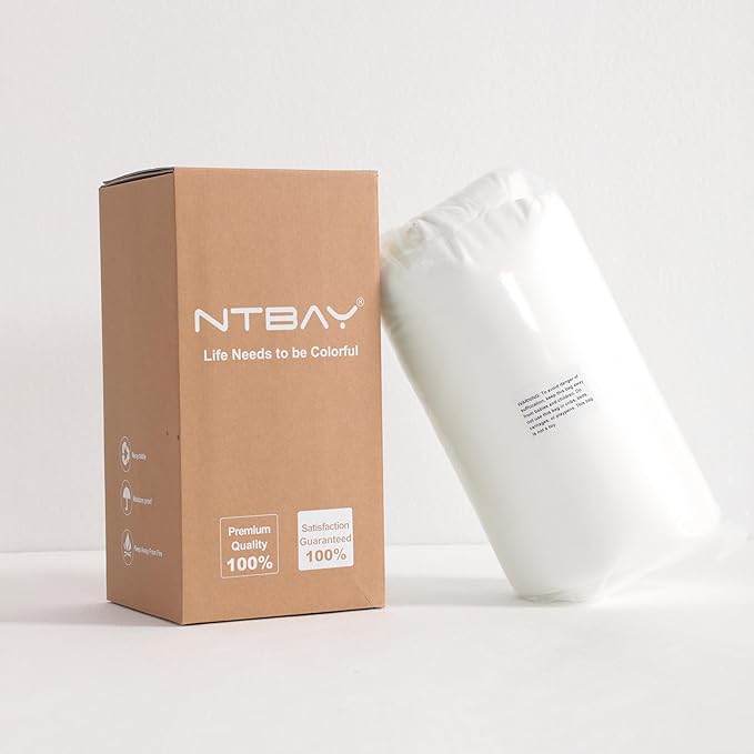 NTBAY Cooling Comforter King - Japanese Double-Sided Cold Tech Fabric Cooling Blanket for Hot Sleepers, Q-Max 0.45, All-Season Lightweight Blanket to Quickly Cool Down, 104x90 Inches, White