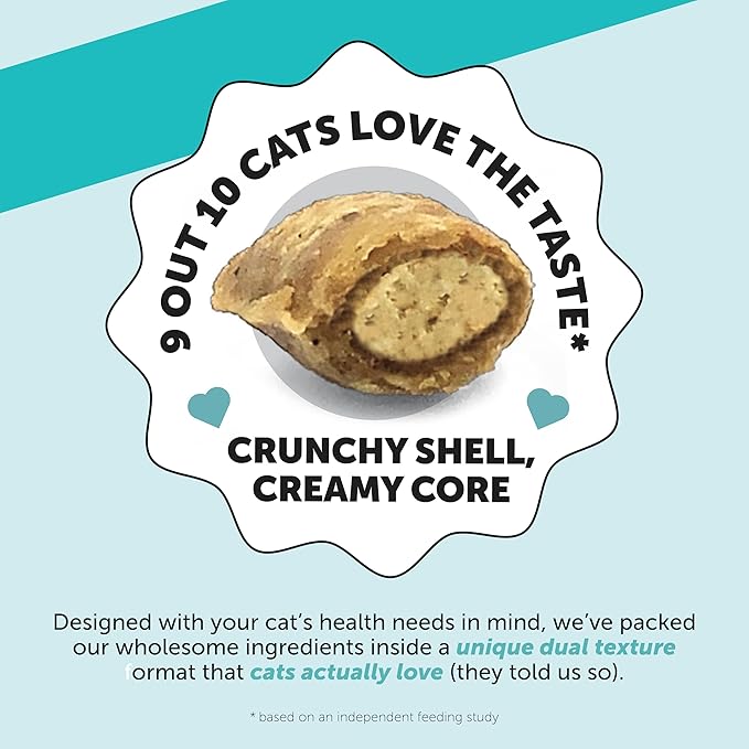 Calming Chews for Cats - Cat Anxiety Relief + Helps Reduce Stress - Behavioral Support & Promotes Relaxation for Travel, Boarding, Vet Visits, Separation Anxiety - Chicken (30-Day Supply)