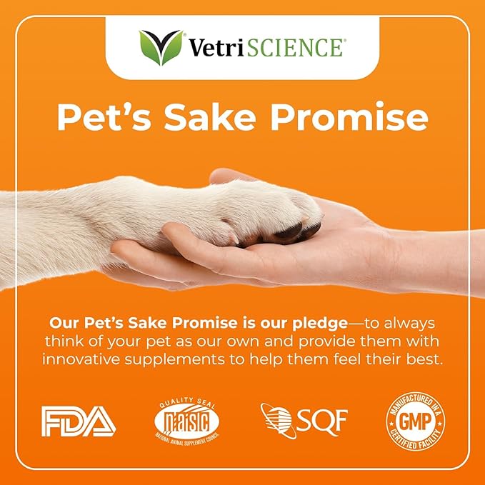 VetriScience Glycoflex 3 Clinically Proven Hip and Joint Supplement for Dogs - Maximum Strength Dog Supplement with Glucosamine, MSM, Green Lipped Mussel & DMG - 120 Chewable Tablets, Chicken Flavor