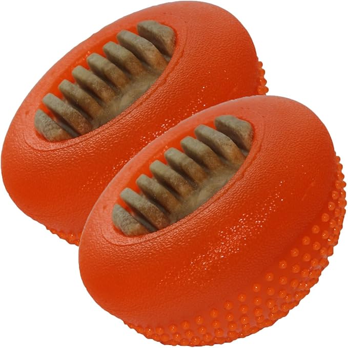 StarMark 2 Pack of Everlasting Treat Bento Balls, Small, Puzzle Toys for Dogs Under 15 Pounds