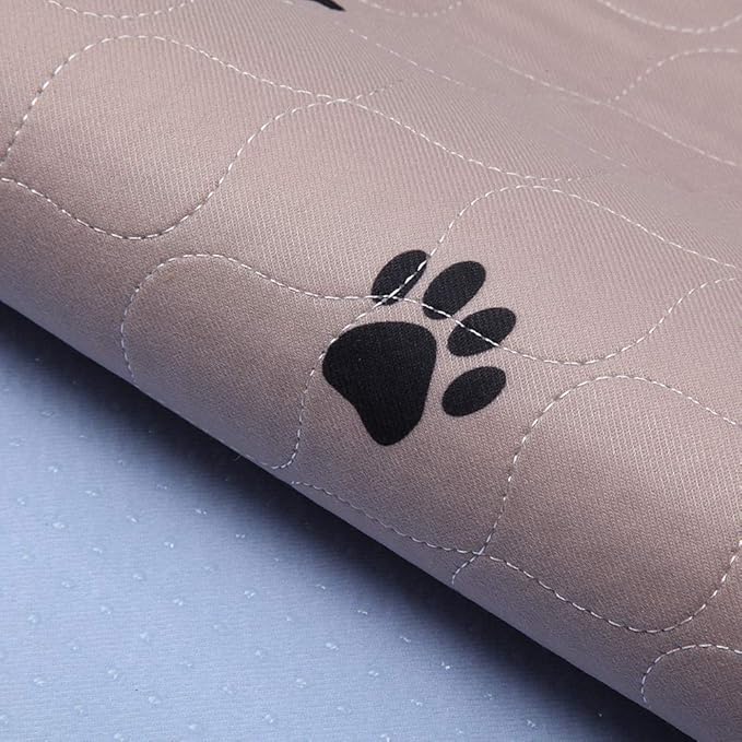 SincoPet Washable Dog Pee Pads with Puppy Grooming Gloves,Puppy Pads,Reusable Pet Training Pads,Large Dog Pee Pad,Waterproof Pet Pads for Dog Bed Mat,Super Absorbing Whelping Pads 36x72 In(Pack of 2)