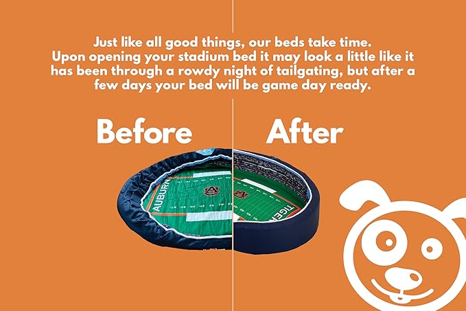 StadiumSpot Oval Dog Bed (South Carolina, Medium)