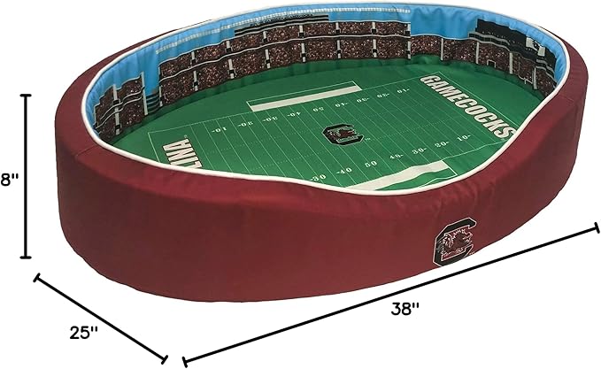 StadiumSpot Oval Dog Bed (South Carolina, Medium)