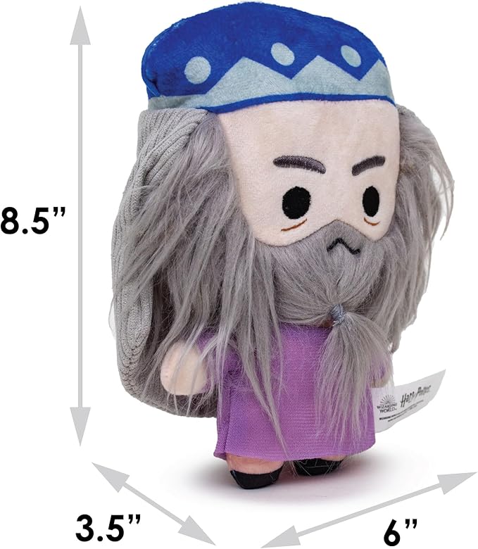 The Wizarding World of Harry Potter Dog Toy, Dumbledore Charm Full Body Pose Pet Toy, Plush