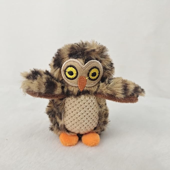 3 Pack Owl Dog Toys, Toy for Small Dogs, Plush Dog Toys with Squeaker, Multipack Puppy Toys, Toy for Small Dogs (3 Pack: Replacement Animals, Owl)