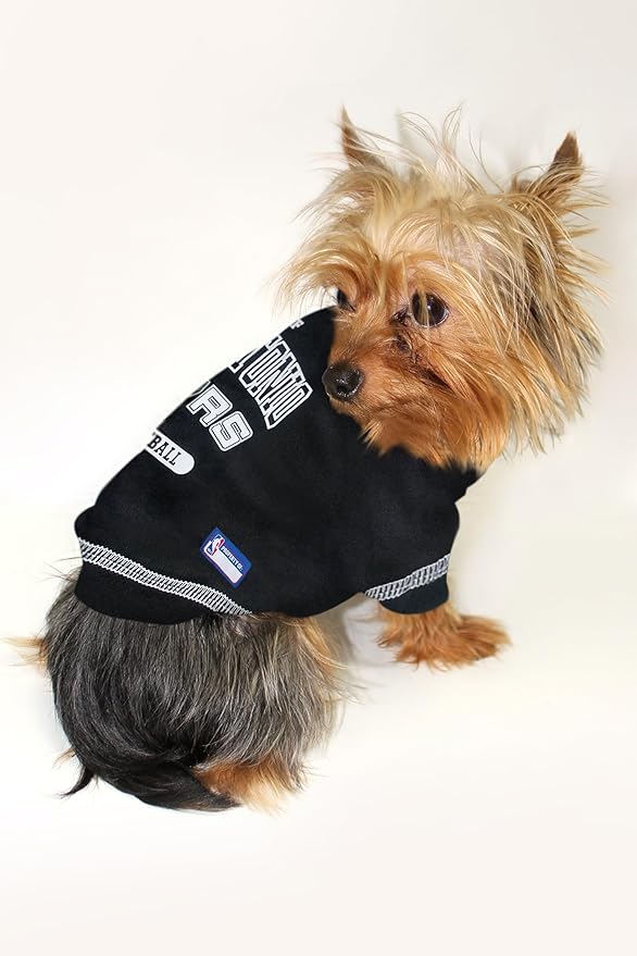 Pets First NBA Licensed Hoodies & T-shirt for Dogs & Cats, SAN Antonio Spurs, X-Small