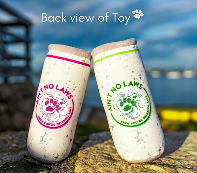 Pup Claw Dog Toys - Funny Cute Plush Dog Toys with Squeaker - Parody Dog Toy (2 Pack) (Original Pack)