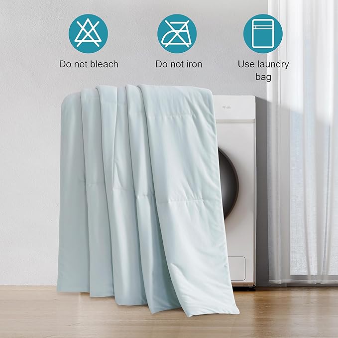 NTBAY Cooling Throw Blanket, Japanese Double-Sided Cold Tech Fabric Cooling Blanket for Dogs, Q-Max 0.43, 50x60 Inches, Aqua