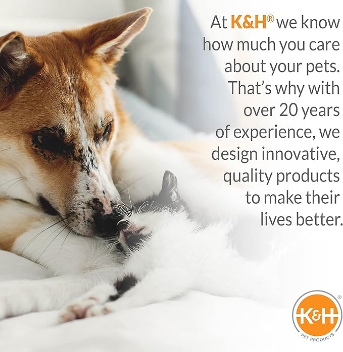 K&H Pet Products Coolin' Pet Pad Dog Mat, Portable Dog Cooling Mat for Travel or in Home, Perfect for Carriers, Crates, Outdoor Houses, Yards, Porches, Pet Beds & More - Medium 20 X 15in Chill Blue