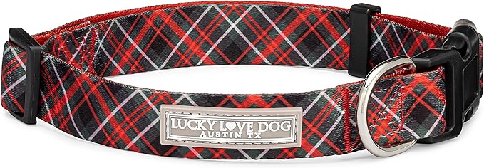 Lucky Love Dog - Adjustable Dog Collar with Easy Click Buckle for Small to Large Ones, Durable, & Comfortable for Male & Female Dogs, Pet Collar for Puppies & Adult Dogs - Heywood, Small