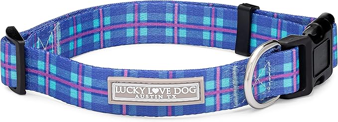 Lucky Love Dog - Adjustable Dog Collar with Easy Click Buckle for Small to Large Dogs, Durable, & Comfortable for Male & Female Dogs, Pet Collar for Puppies & Adult Ones - Scotty, XS