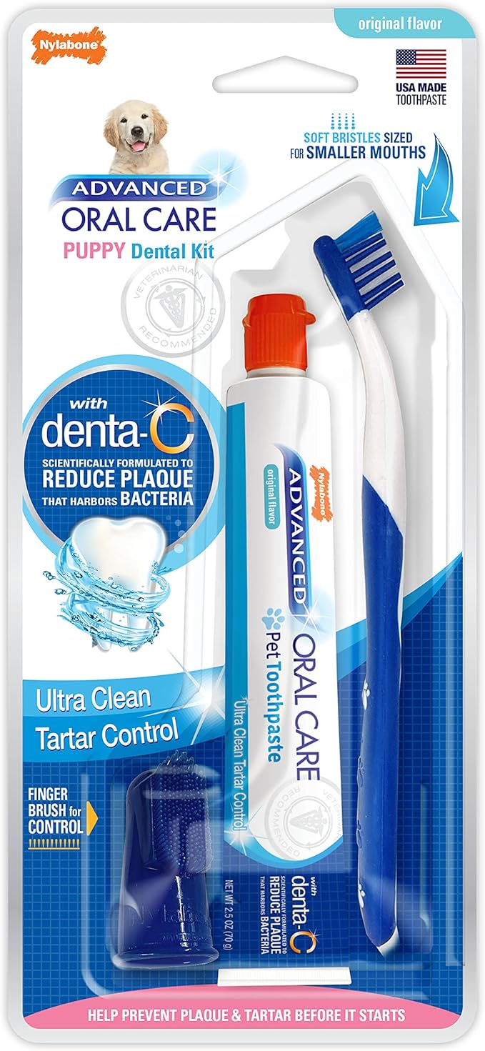 Nylabone Advanced Oral Care Puppy Dental Kit Puppy Original 3 Count