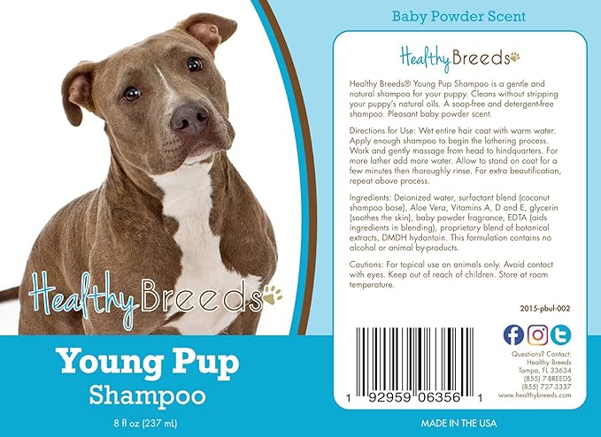 Healthy Breeds Pit Bull Young Pup Shampoo 8 oz