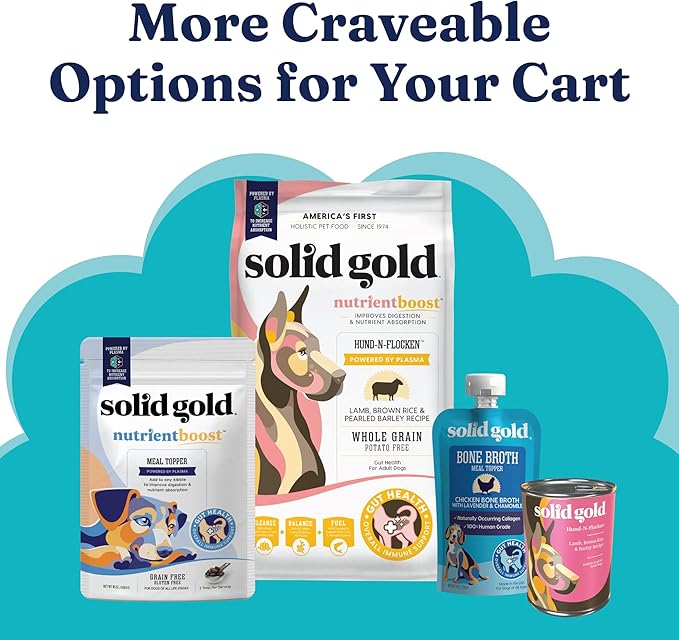 Solid Gold Glucosamine for Dogs Hip and Joint Supplement - Glucosamine Chondroitin MSM for Dog Pain Relief - Leaps & Hounds Chews for Dog Arthritis Pain Relief & Overall Mobility - 120 Soft Chews