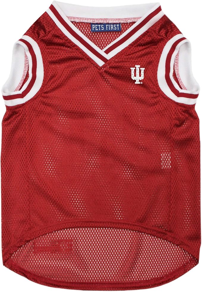 Pets First NCAA Basketball Pet Jersey INDIANA HOOSIERS Dog Jersey, X-Large (IND-4020-XL)