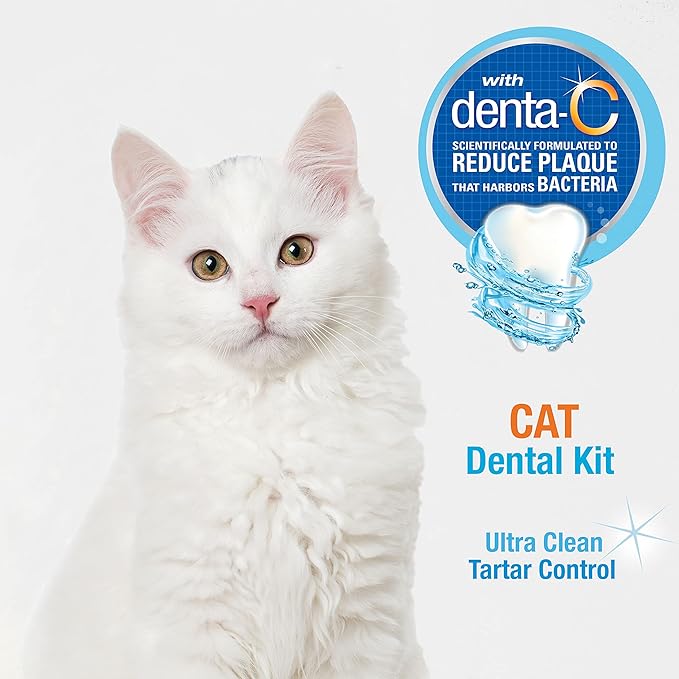 Nylabone Advanced Oral Care Cat Dental Kit Original (3 Count)