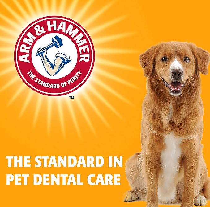 Arm & Hammer for Pets Fresh Breath Enzymatic Toothpaste for Dogs, Vanilla Ginger Flavor | Dog Toothpaste for All Dogs in a Flavor Dogs will Love | 2.5 Ounces - 2 Pack