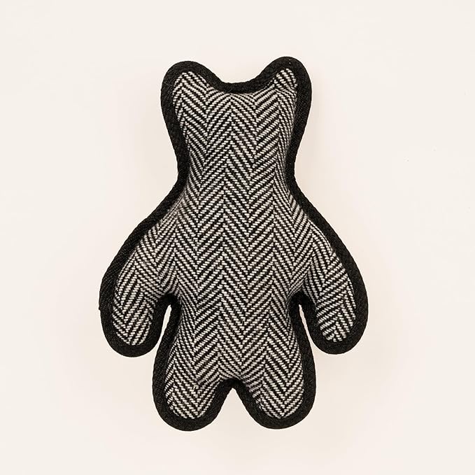 Harry Barker Durable Plush Dog Toys, Double Sided Herringbone Toy