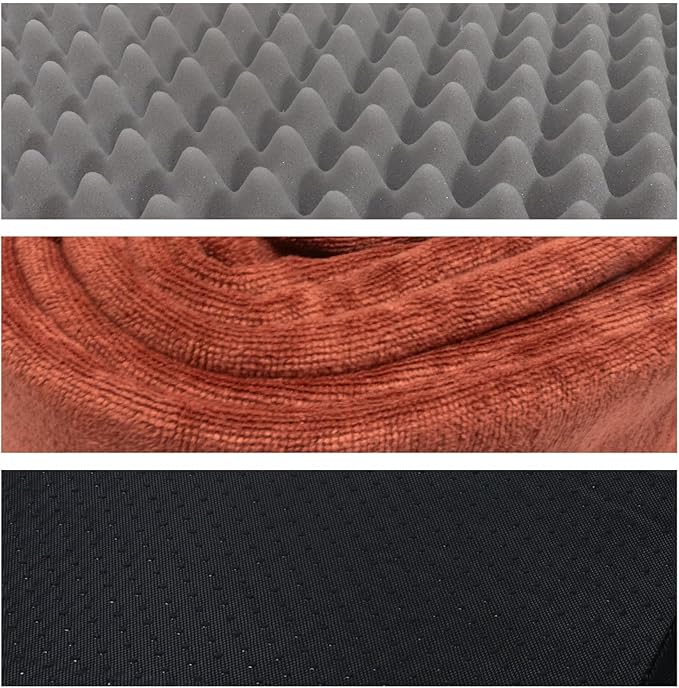 -kit Orthopedic Dog Bed with Blanket - Waterproof - Washable Cover and Memory Foam Dog Bed - Cama para Perros Small Size Gray.