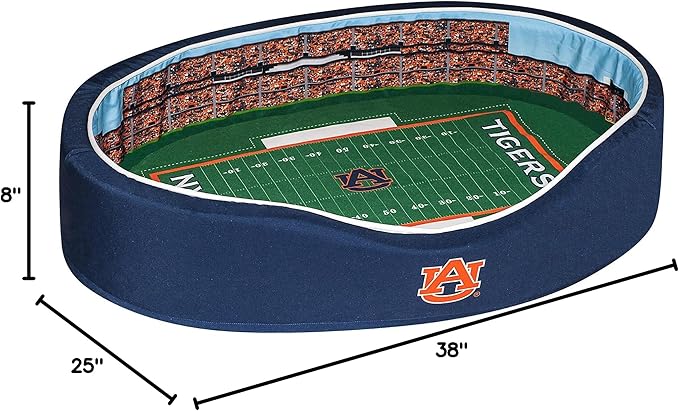 StadiumSpot Oval Dog Bed (Auburn, Large)