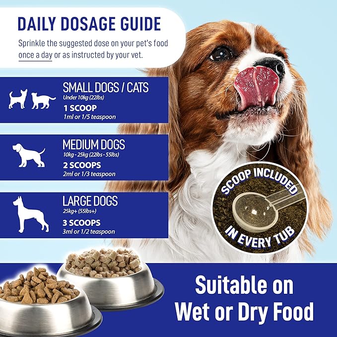 100% Natural Plaque Off & Tartar Remover For Dogs & Cats | Freshen Breath For Dogs & Cats | 6.3oz (180g) | Support Healthy Gums & Promote Dental Health | Prevent Plaque & Tartar Build Up