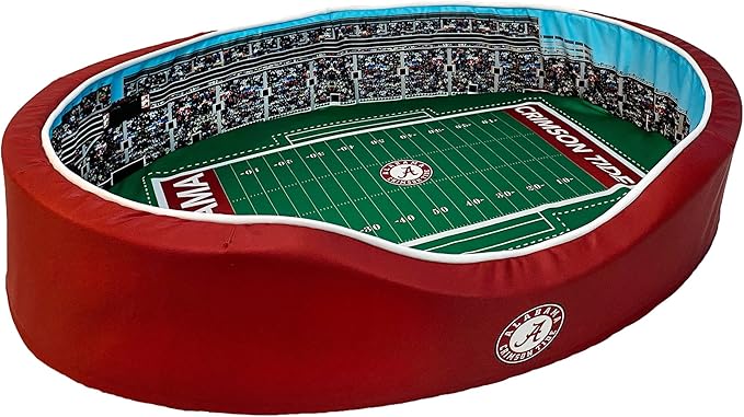 StadiumSpot Oval Dog Bed (Alabama, Small)