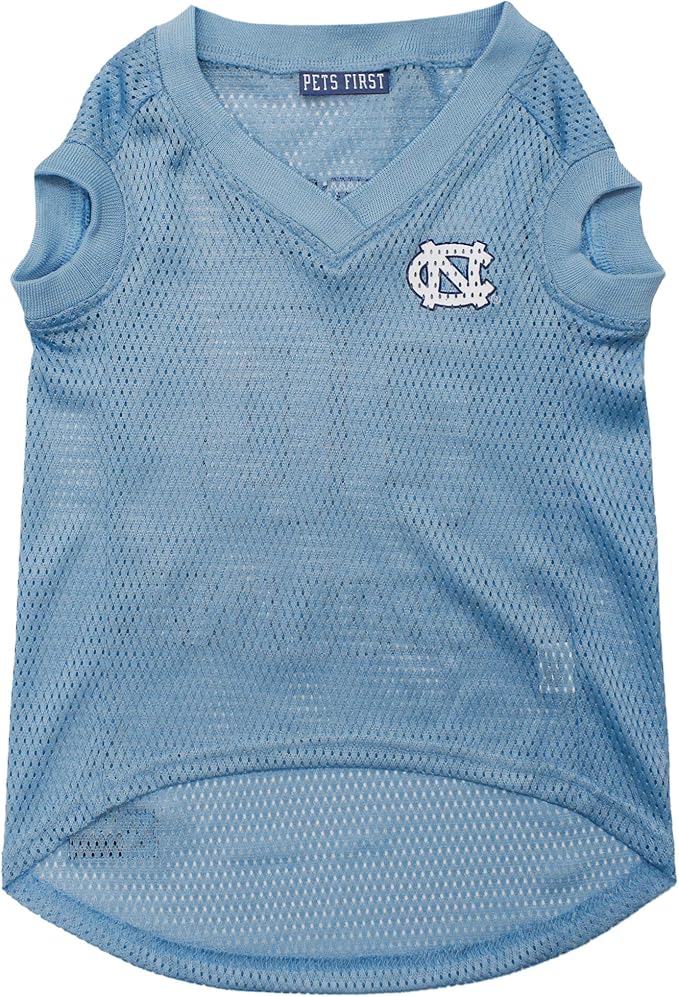 Pets First NCAA North Carolina Tar Heels Basketball Jersey for Dogs & Cats, Medium - Licensed North Carolina Tar Heels Pet Tank Jersey (UNC-4020-MD)