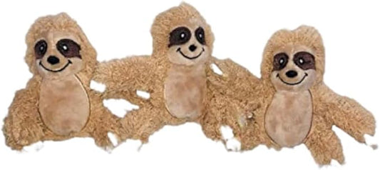 Sloth Dog Toy, Dog Squeaky Toy, Tree with Hide and Squeak Plush Toys for Dogs, Toy, Puzzle Toy for Small and Medium Size Dogs. (3 Pack: Replacement Animals, Sloth)