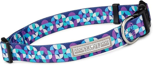 Lucky Love Dog - Adjustable Dog Collar with Easy Click Buckle for Small to Large Dogs, Durable, & Comfortable for Male & Female Dogs, Pet Collar for Puppies & Adult Ones - Jasper, XS