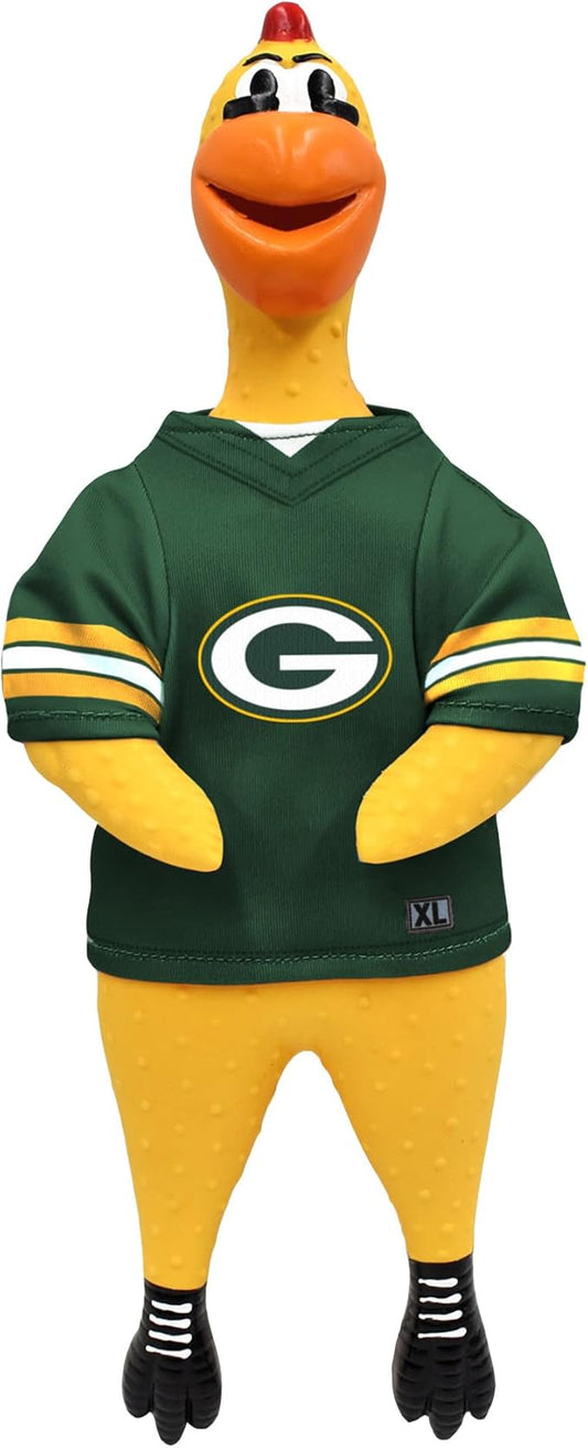 Littlearth NFL Team Rubber Chicken Toy